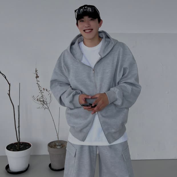 [새상품] 투웨이 후드 집업 남녀공용