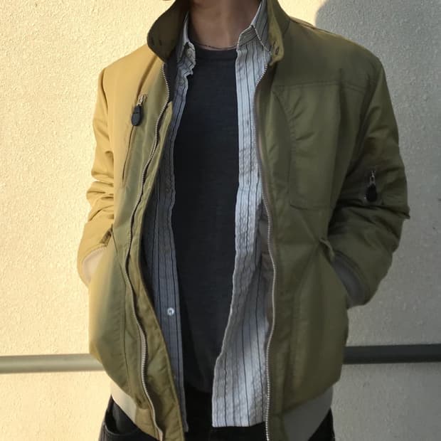 Schott 밀리터리 봄버 자켓