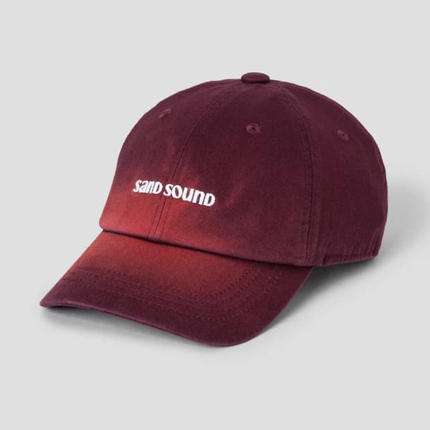 샌드사운드 코튼 워싱 볼캡 레드
