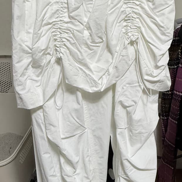 홀리넘버세븐 셔링 랩스커트 팬츠