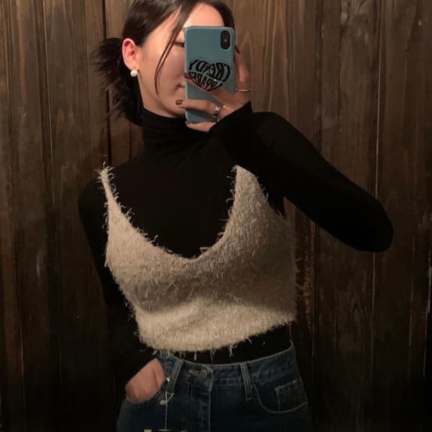 뷔스티에 아이보리