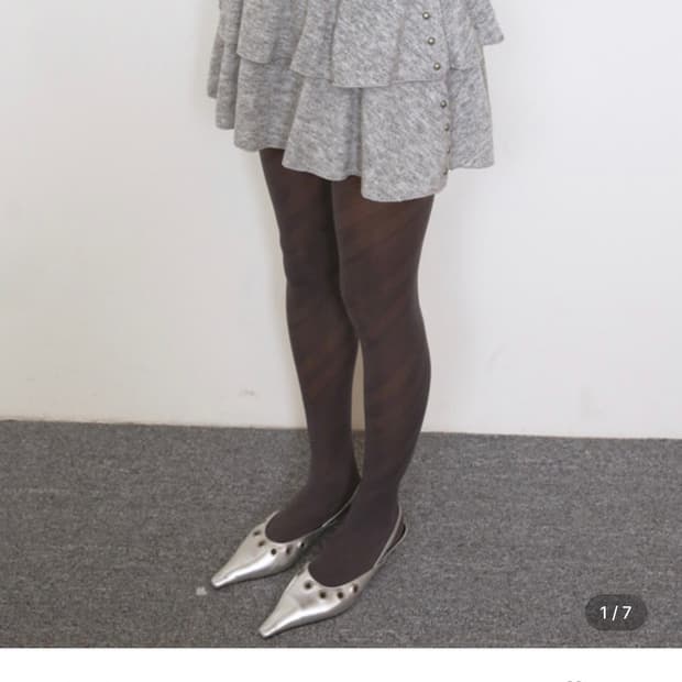 STUDDED HIDDEN POCKET SHORTS SKIRT, GREY