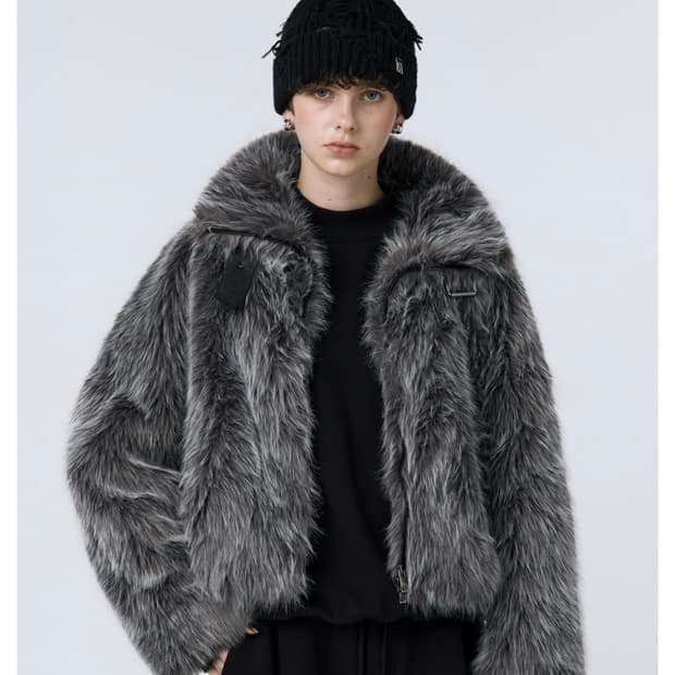 트리밍버드 퍼자켓 아우터