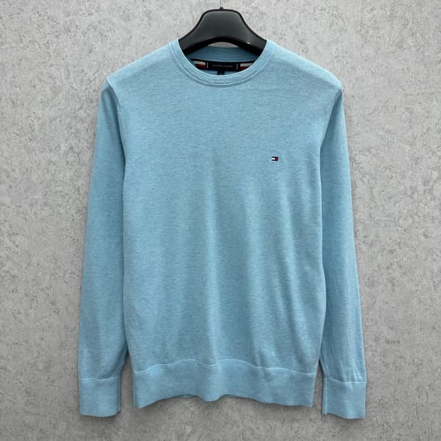 95 타미힐피거 남자 실크 코튼 니트