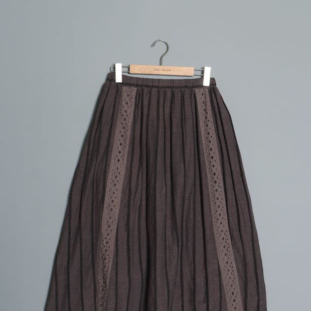 Samansa mos2 Stripe Skirt (26~28)