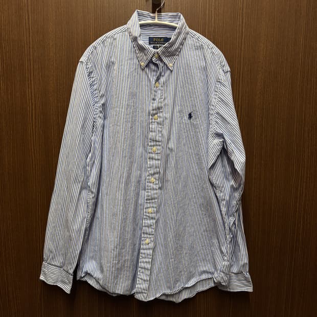 폴로 최신라벨 스트라이프 남방 L