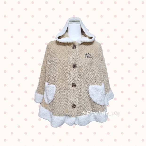 쿠키맛 니트 케이프. 라떼갸루 엑시즈팜 잉그니 리즈리사 