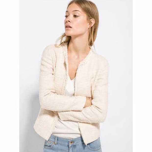 마시모두띠 트위드 자켓