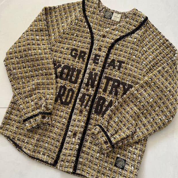 TWEED BASEBALL SHIRT 트위드 야구 셔츠