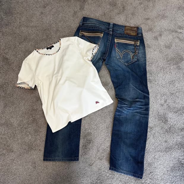 에드윈503 블루트립 에스닉 데님 팬츠(32)