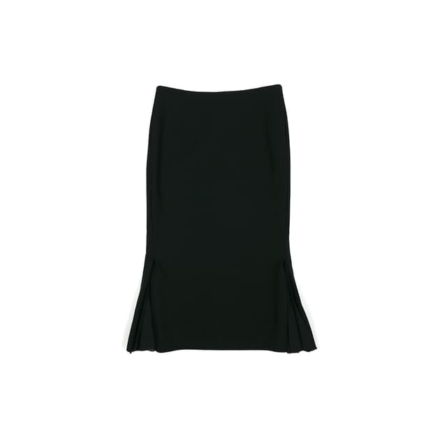 Lanvin Collection pleated hem skirt