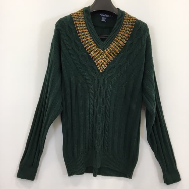 노티카 90s 국내판 크리켓 케이블니트 100