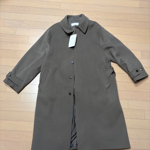 셔터 울 발마칸 코트 (새상품) L사이즈