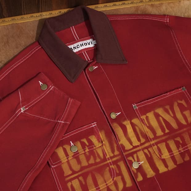 앤초비 디스트레스드 초어자켓