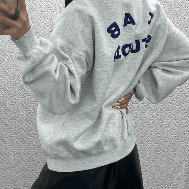 아이앱스튜디오 빈티지 캐주얼 오버핏 빅로고 후드티 XL C13976