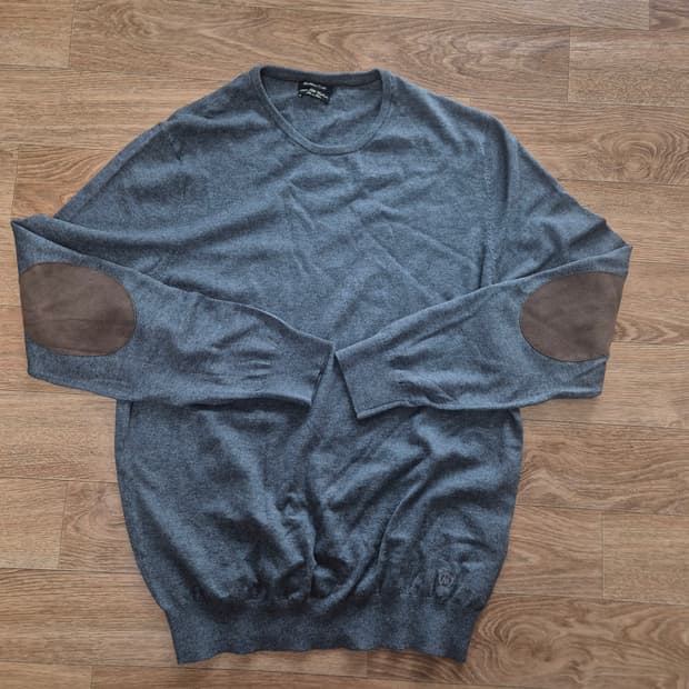 마시모두띠 캐시미어 혼방 니트 그레이 L