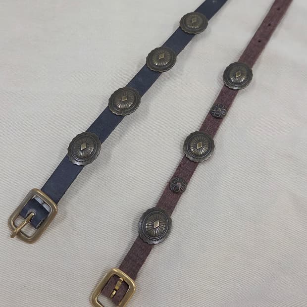 Nature brown핸드메이드 콘초팔찌 - Italy leather