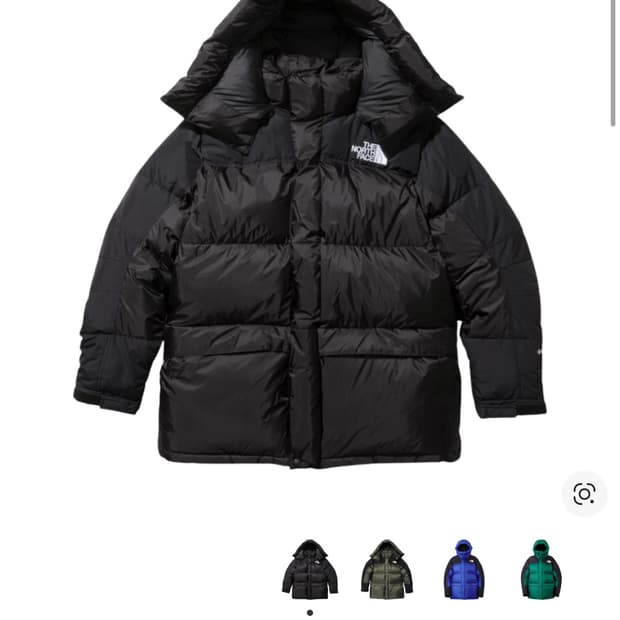 [L] 노스페이스 힘 다운 파카 블랙 재팬