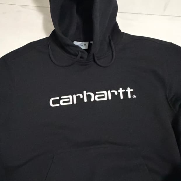 칼하트 후드티 블랙
