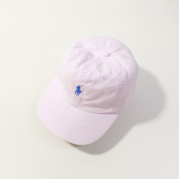 90's 폴로 랄프로렌 워시드 가죽스트랩 볼캡 모자