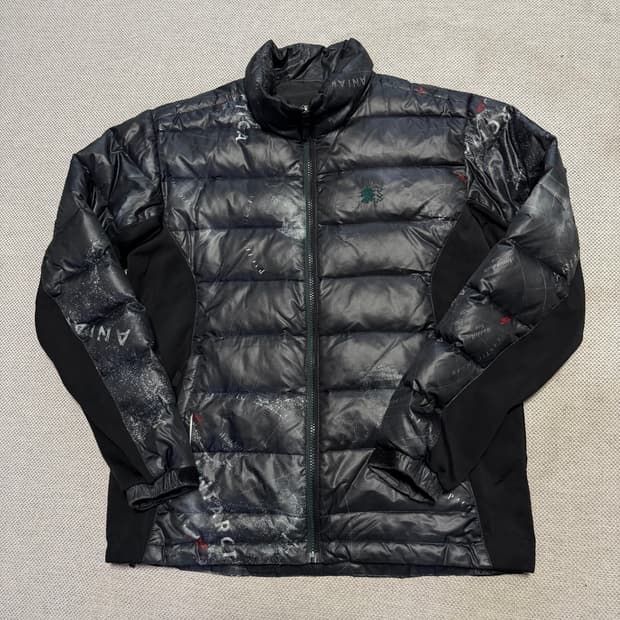 코오롱스포츠 패턴 경량 패딩