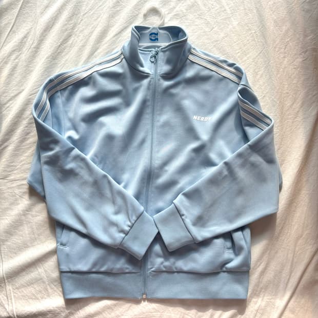 널디 트랙탑 s 스카이 블루 하늘색 ny 져지