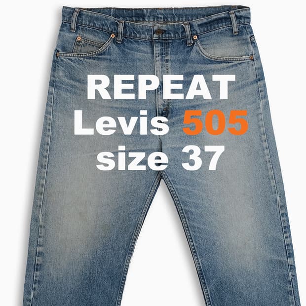 리바이스 505 오렌지탭 90s USA 37 사이즈 OR5053856