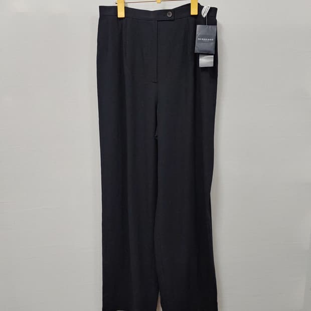 버버리 블랙 와이드 팬츠 마바지 린넨 새상품 30~31