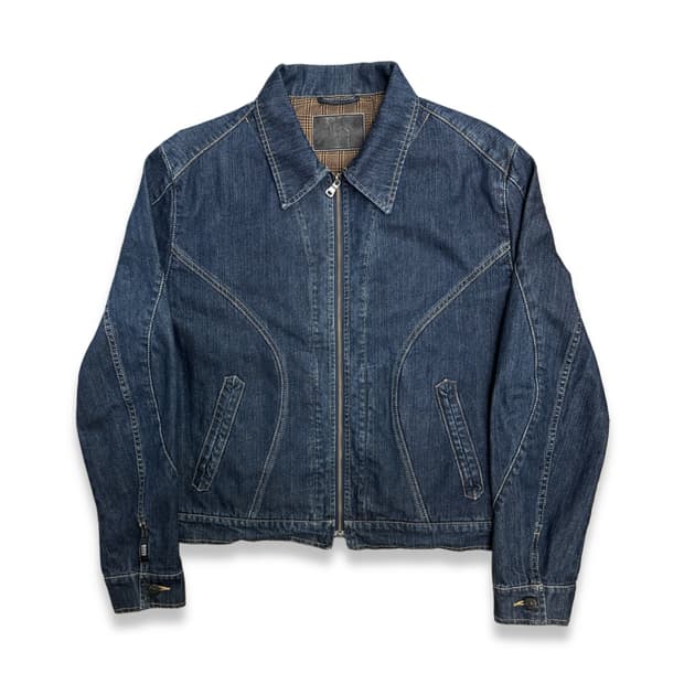 2006' 휴고보스 커브드 데님 집업 자켓 XL