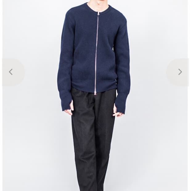 [48] 아워레가시 버진울투웨이 가디건 네이비