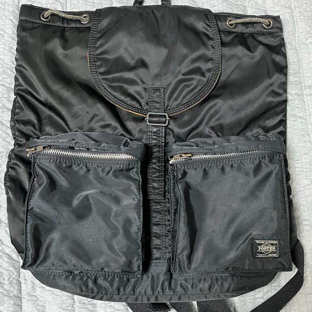 Porter 요시다 포터 탱커 지퍼백팩  럭색 블랙