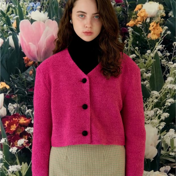 Sinoon 시눈 핑크 숏자켓 free