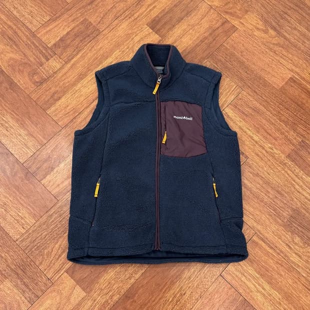 2XL(XL) 몽벨 플리스 집업 베스트 