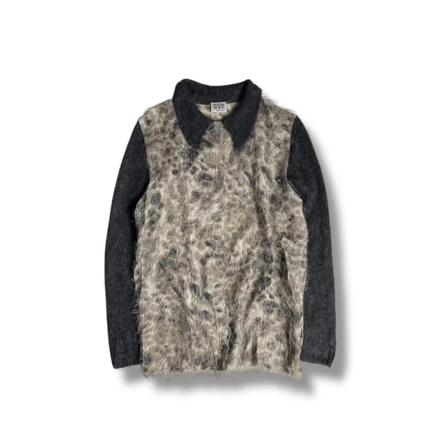 Marisa monti 헤어리 비스코스 키즈모헤어 셔츠 (italy)  