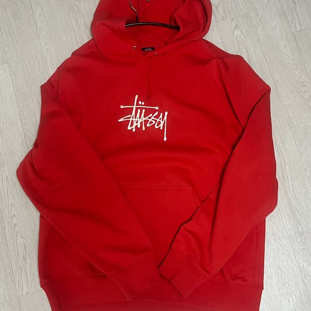 [XL] 스투시 로고 후드티