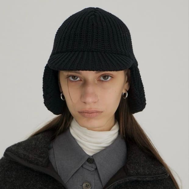 키지마타카유키 니트 울 모자 캡