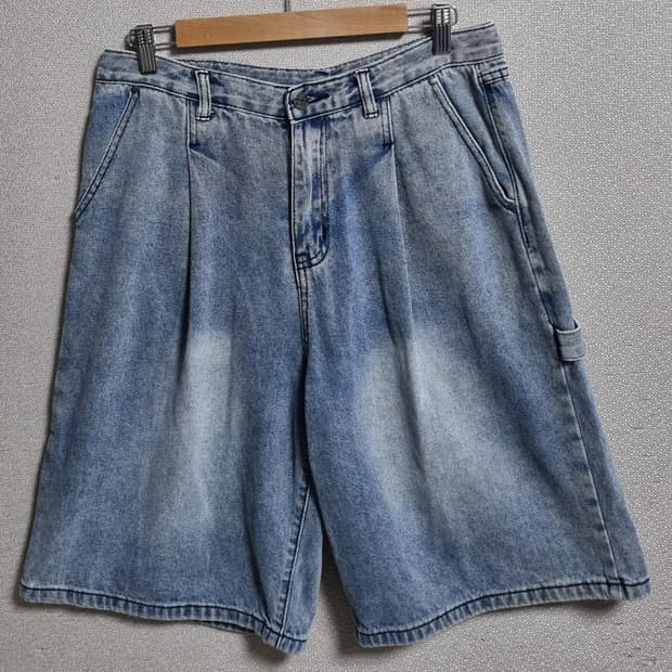 29) 디미트리블랙 와이드 데님 반바지
