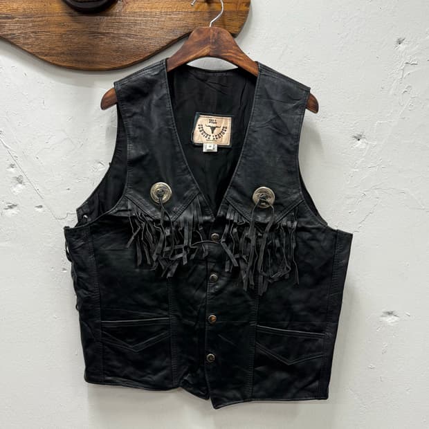 66) Bull Genuine Leather Fringe Western 