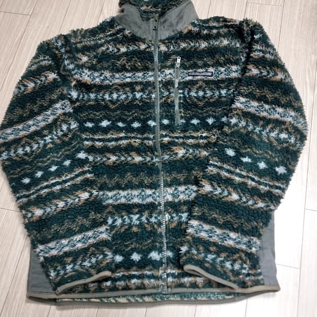 시에라 녹색패턴 플리스 자켓(100~105)