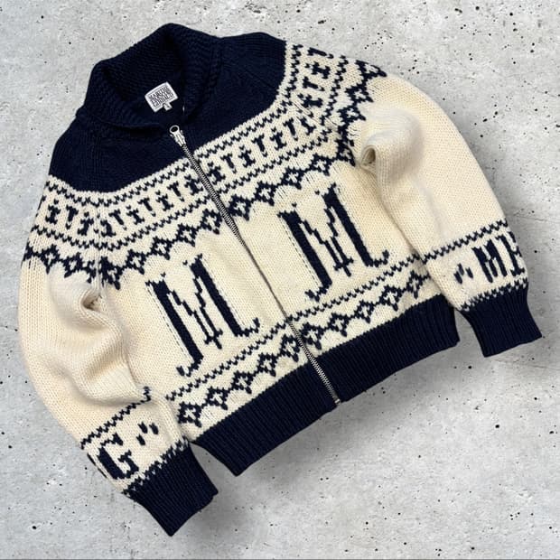 [S] 마리떼 프랑소와저버 코위찬 니트 집업 C570