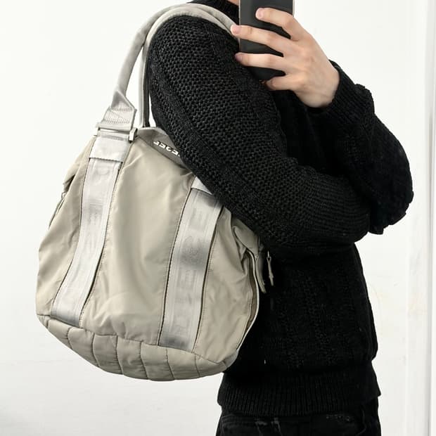 디젤 나일론 숄더백