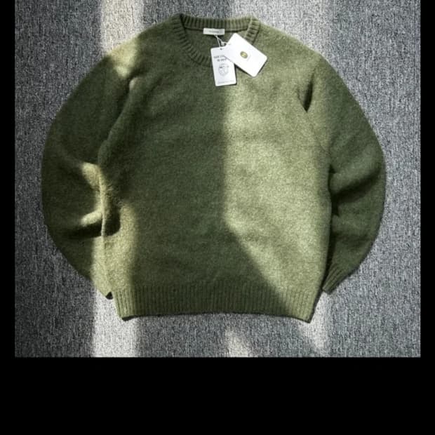 매너그램 셔틀랜드 쉐기독 니트 (새거)