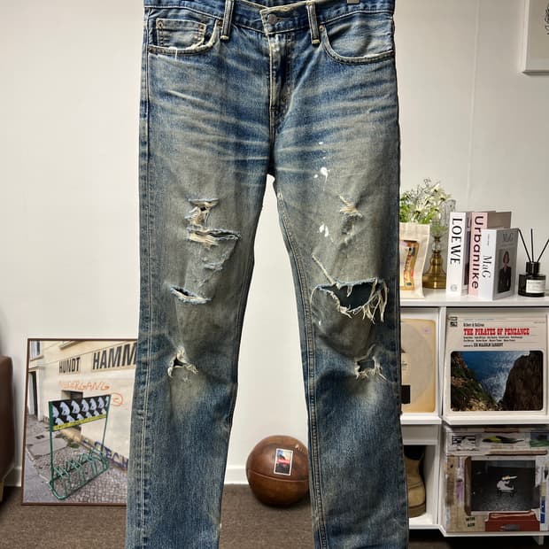 Levis 리바이스 511 디스 워싱 데님 30