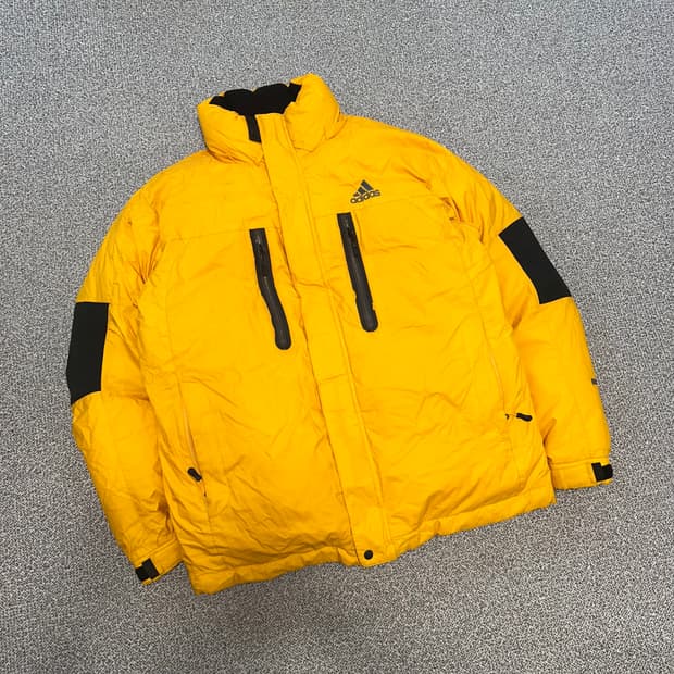 나이키 옐로우 패딩