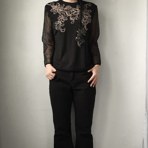 Pattern point mesh sleeve