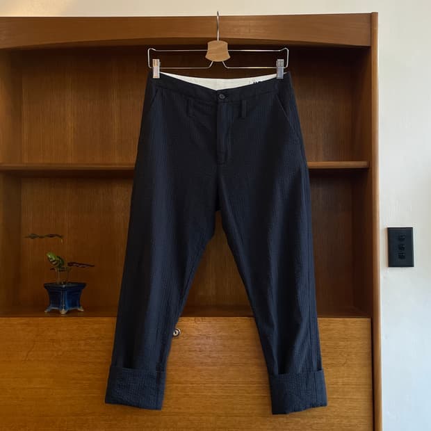 Hope Seersucker Tapered Pants