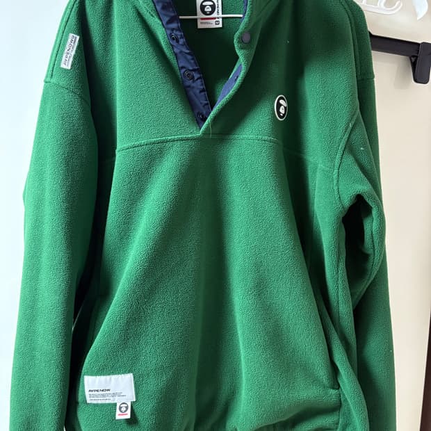 에이프 플리스 스웻셔츠 