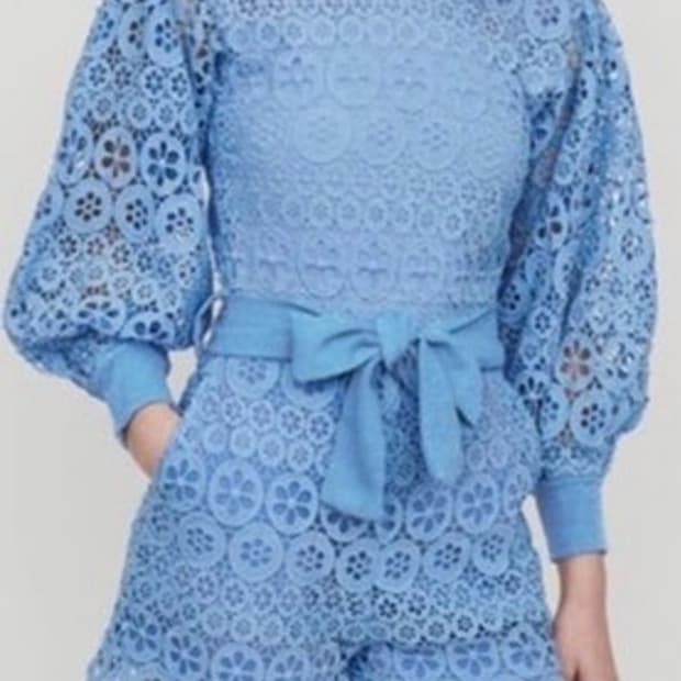 maje 마쥬 레이스 점프수트 