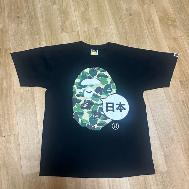 베이프 재팬 티셔츠 xl