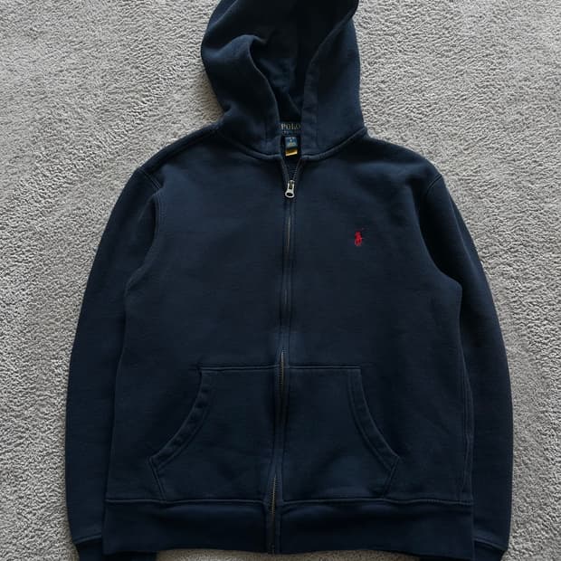 폴로 랄프로렌 후드집업 네이비